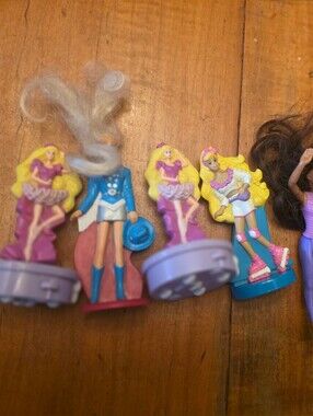 1993 Mattel Barbie Ballerina McDonald's Happy Meal Toy Lot X6 Western